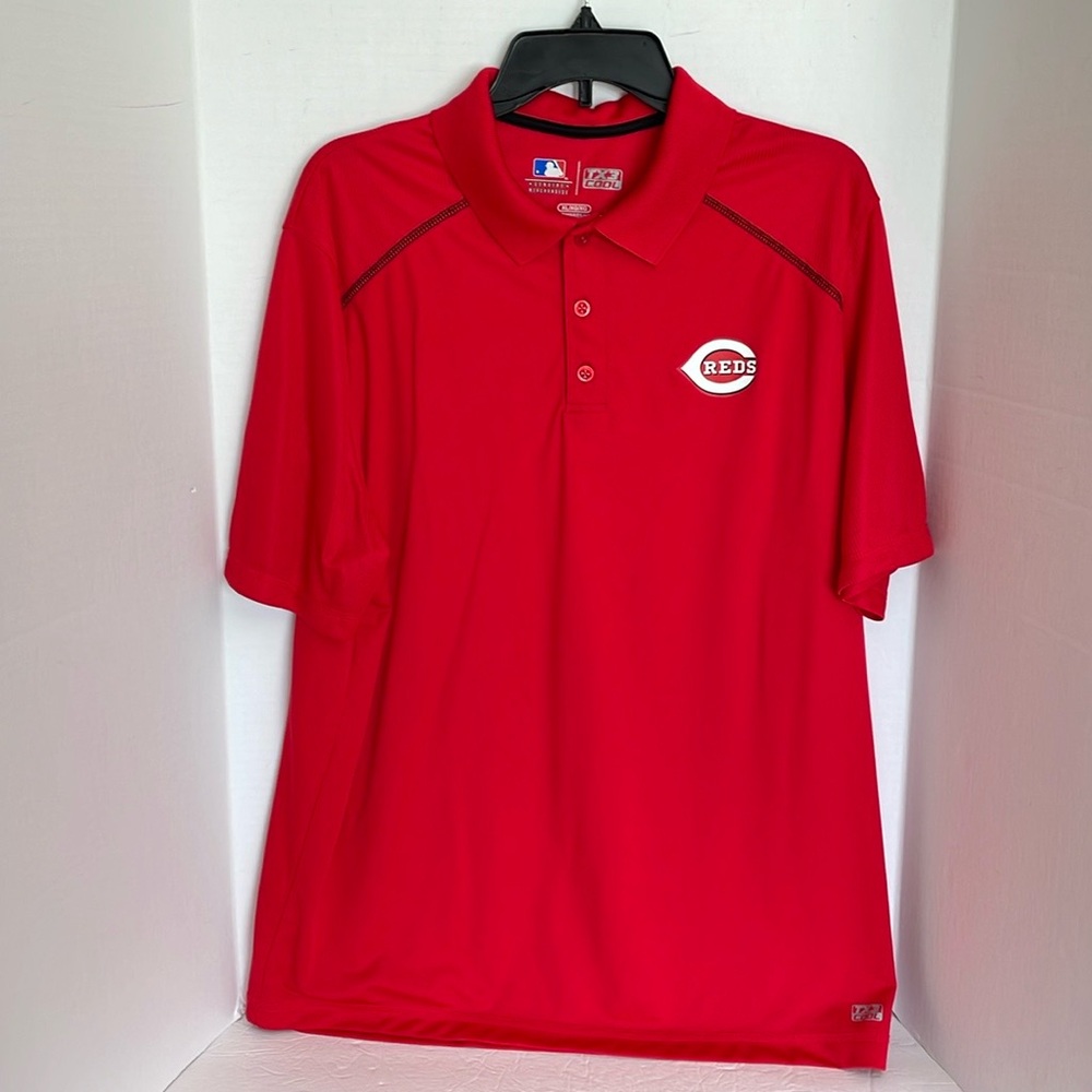 Cincinnati Reds baseball TX3 cool  polo shirt  by MLB Men’s size XL
